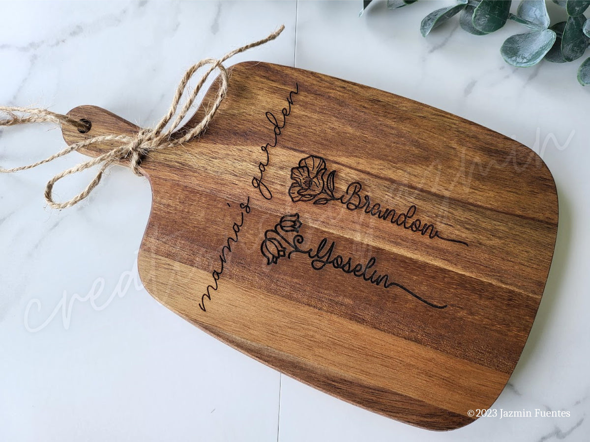 Mother's Day Gift – Personalized Cutting Board