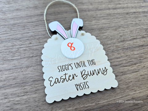 Easter Countdown Sign, Dry Erase Easter Sign