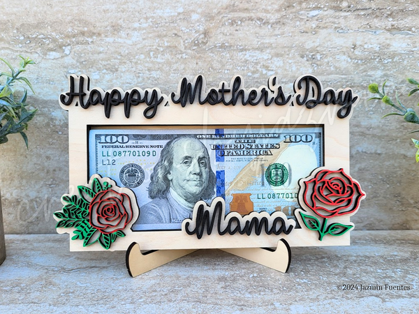 Mother's Day Money Gift, Mom Money Cash Holder, Money Holder Gift for Mother, Mom Cash Gift, Personalized Money Mother's Day Gift