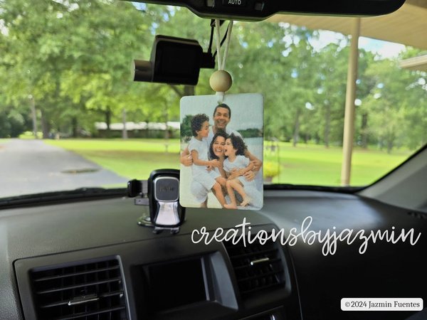 Photo Car Air Freshener, Picture Car Freshie, Personalized Car Air Freshener, Photo Gift