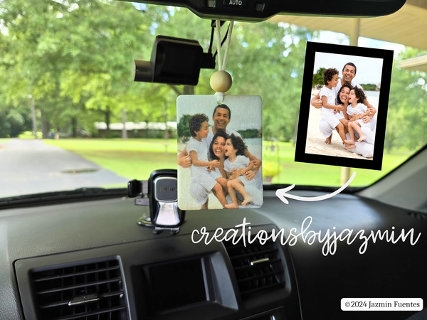 Photo Car Air Freshener, Picture Car Freshie, Personalized Car Air Freshener, Photo Gift