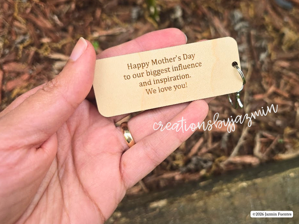 Mother's Day Keychain, Personalized Keychain for Mom, Gift for Mothers