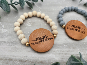Mother's Day Gift, Personalized Bracelet For Mom