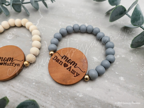 Mother's Day Gift, Personalized Bracelet For Mom