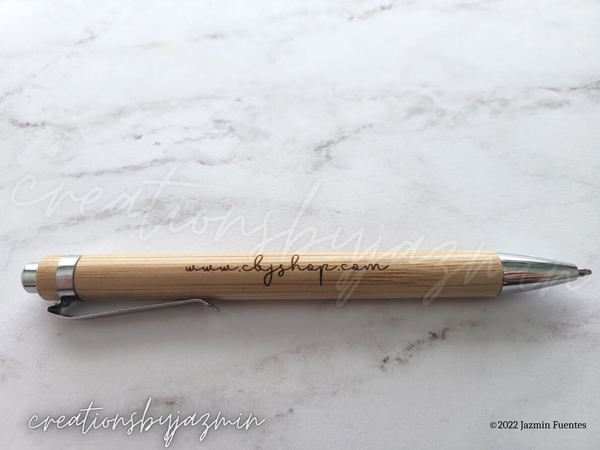 Engraved Wood Pen, Personalized Gift, Custom Wording