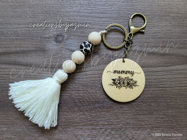 Mama Keychain, Leopard Keychain For Mom, Mother's Day Gift