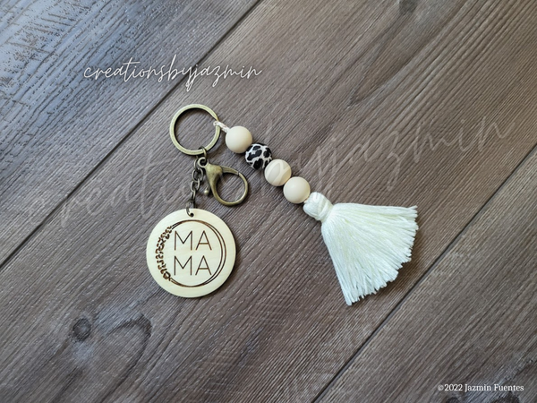 Mama Keychain, Leopard Keychain For Mom, Mother's Day Gift