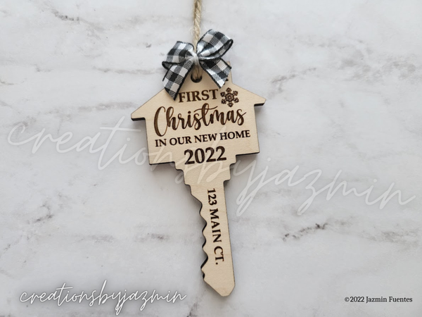 New Home Christmas Ornament, First Christmas, Housewarming Gift Ornaments