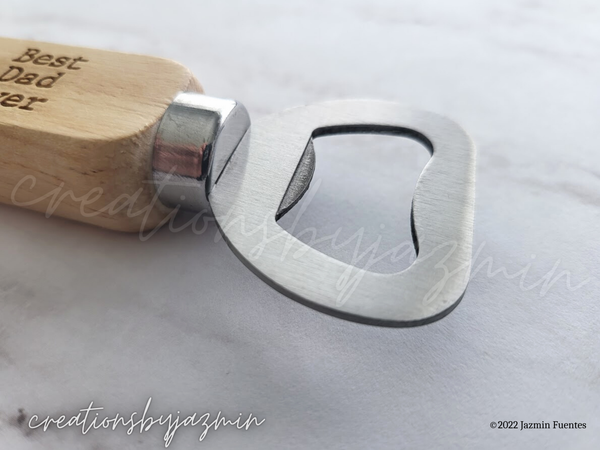 Engraved Wood Bottle Opener, Gift For Men, Gifts For Dad
