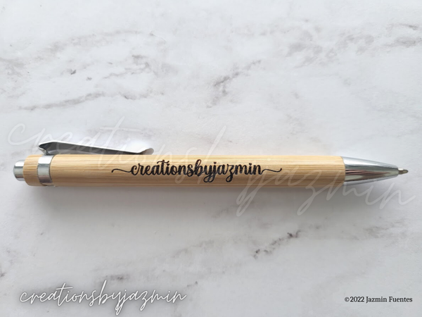 Engraved Wood Pen  Personalized Custom Engraved Pen & Wood Gift
