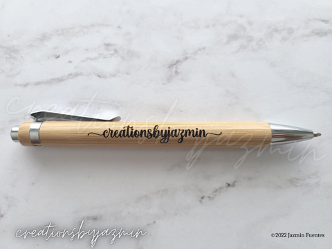 Engraved Wood Pen, Personalized Gift, Custom Wording